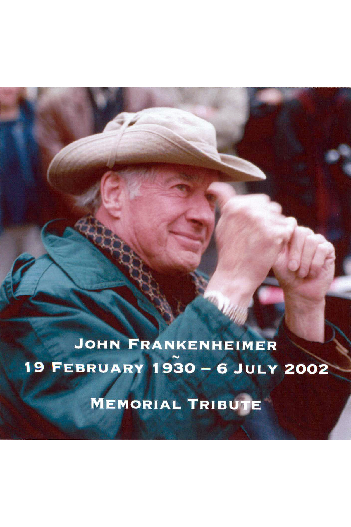 John Frankenheimer Memorial Tribute Poster